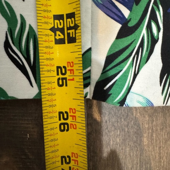 Kenar Tropical Leaf Print Women’s Pants Size 6 Tropical Resortwear Beach Vacay - Picture 15 of 15
